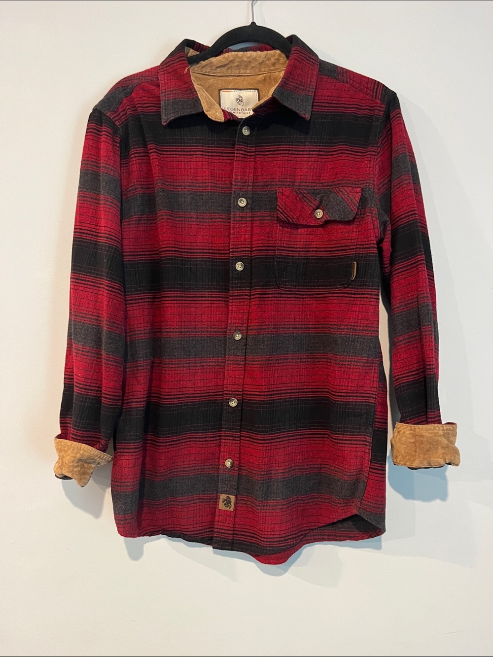 Legendary Whitetails Red and Black Plaid Button-Down Shirt - Picture 4 of 4